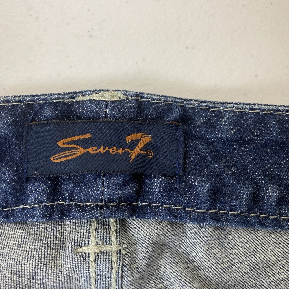 Seven‎ 7 NWT Women's Jeans Studded Pockets Embroidery Wide Leg Size 8 - Picture 8 of 13